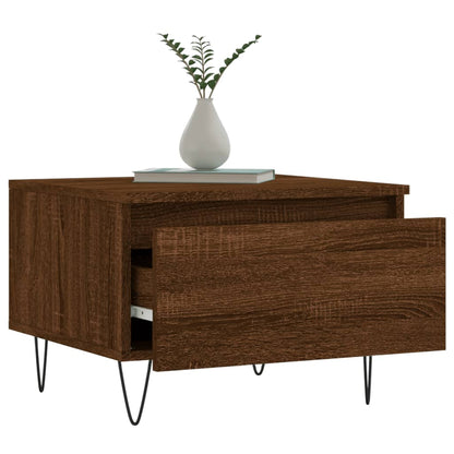 Couchtische 2 Stk. Braun Eichen-Optik 50x46x35 cm Holzwerkstoff - Pazzar.ch