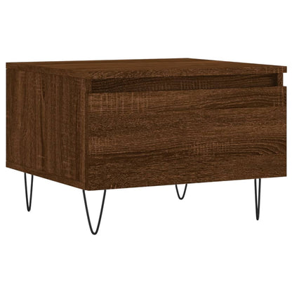 Couchtische 2 Stk. Braun Eichen-Optik 50x46x35 cm Holzwerkstoff - Pazzar.ch