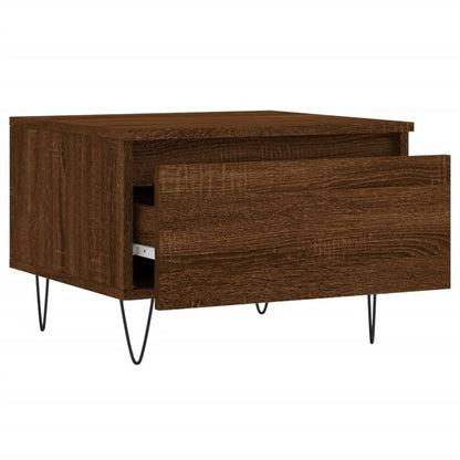 Couchtische 2 Stk. Braun Eichen-Optik 50x46x35 cm Holzwerkstoff - Pazzar.ch