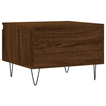 Couchtische 2 Stk. Braun Eichen-Optik 50x46x35 cm Holzwerkstoff - Pazzar.ch