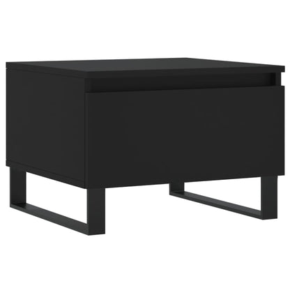 Couchtische 2 Stk. Schwarz 50x46x35 cm Holzwerkstoff - Pazzar.ch