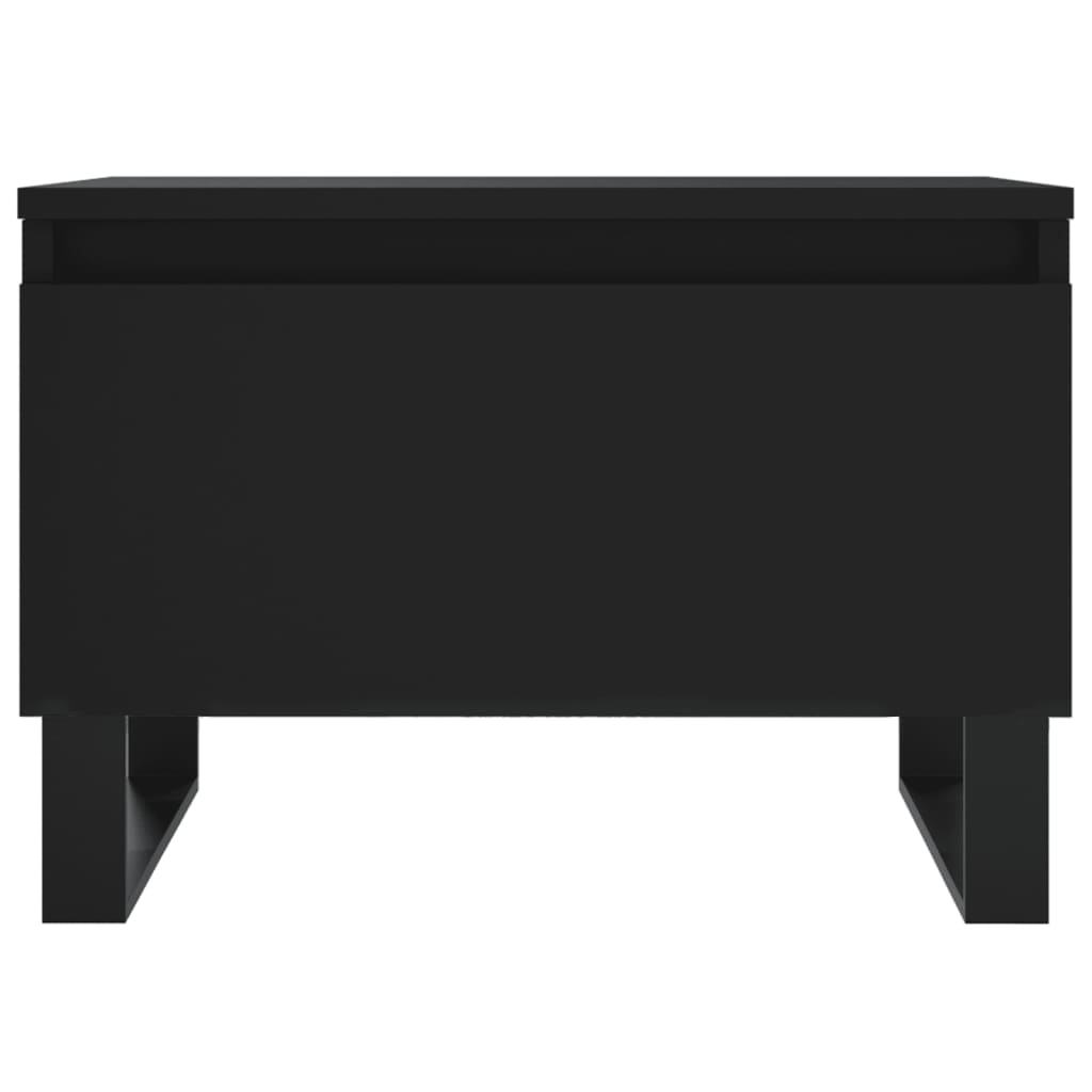 Couchtische 2 Stk. Schwarz 50x46x35 cm Holzwerkstoff - Pazzar.ch