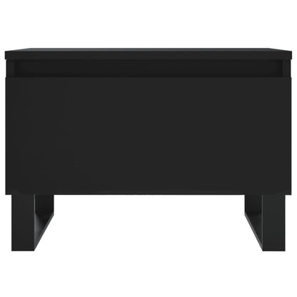 Couchtische 2 Stk. Schwarz 50x46x35 cm Holzwerkstoff - Pazzar.ch
