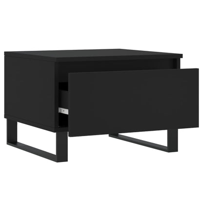 Couchtische 2 Stk. Schwarz 50x46x35 cm Holzwerkstoff - Pazzar.ch