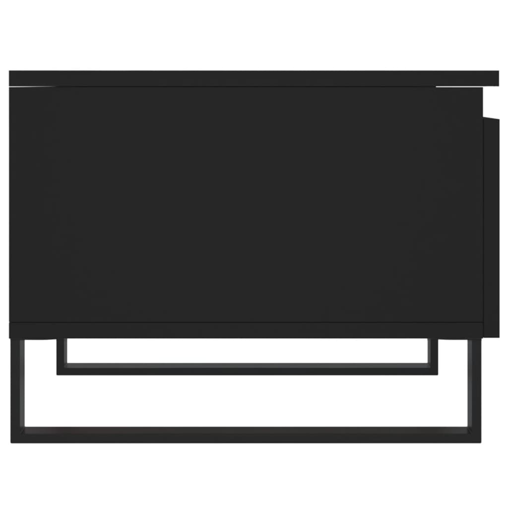 Couchtische 2 Stk. Schwarz 50x46x35 cm Holzwerkstoff - Pazzar.ch