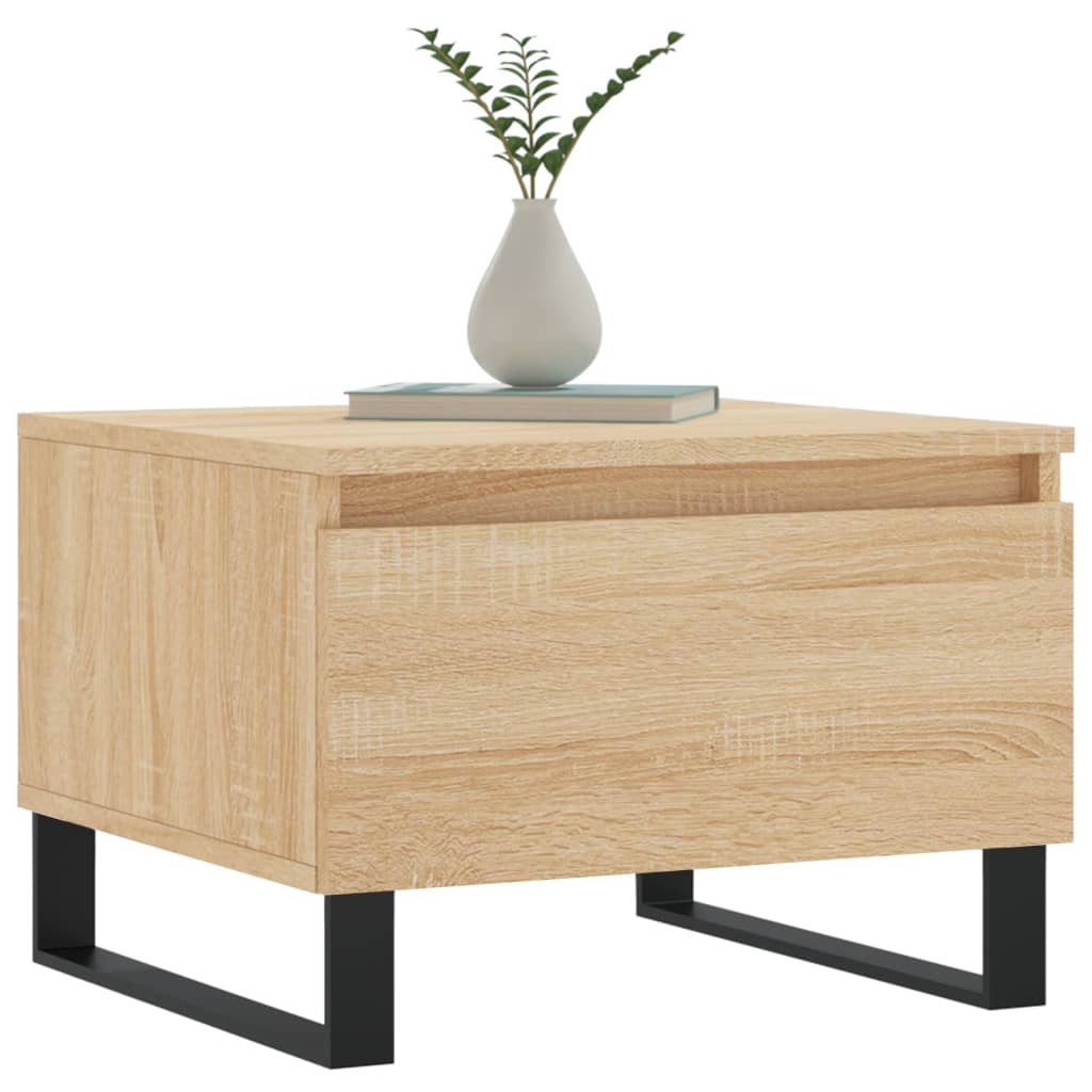 Couchtische 2 Stk. Sonoma-Eiche 50x46x35 cm Holzwerkstoff - Pazzar.ch
