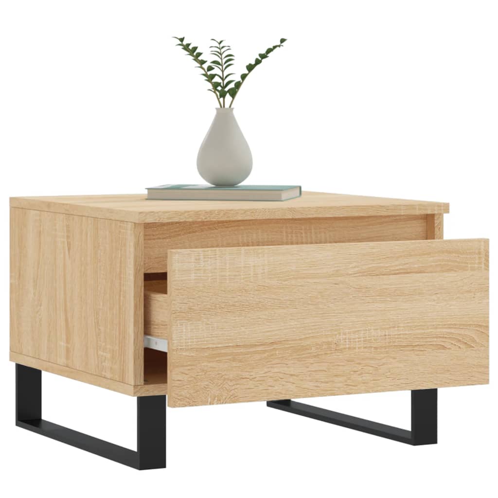 Couchtische 2 Stk. Sonoma-Eiche 50x46x35 cm Holzwerkstoff - Pazzar.ch