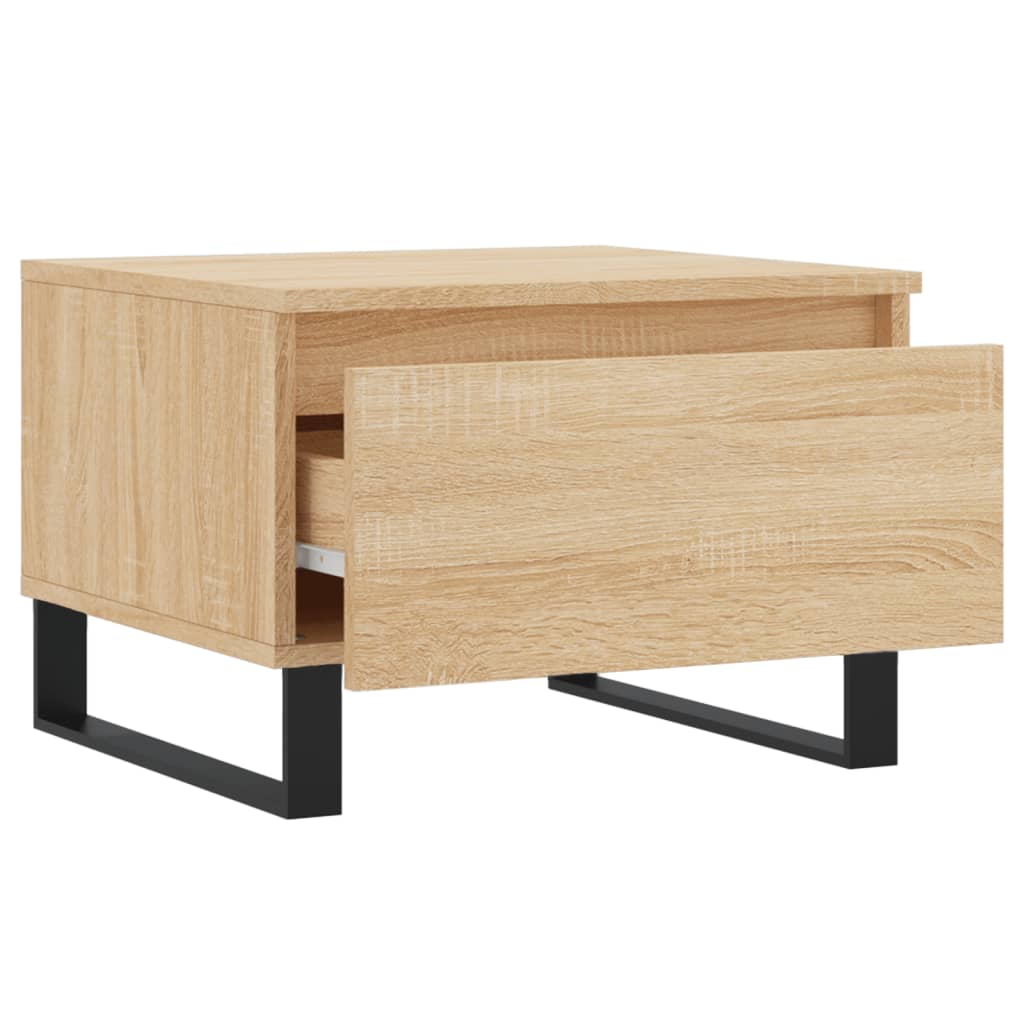 Couchtische 2 Stk. Sonoma-Eiche 50x46x35 cm Holzwerkstoff - Pazzar.ch