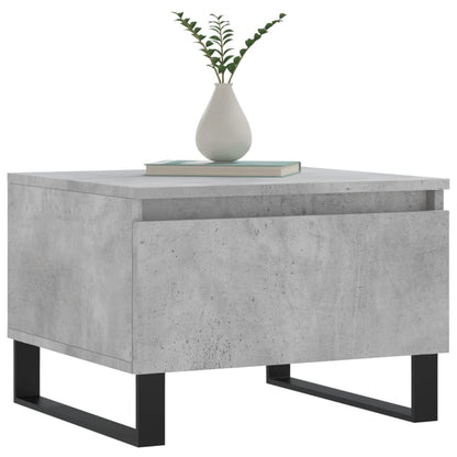 Couchtische 2 Stk. Betongrau 50x46x35 cm Holzwerkstoff - Pazzar.ch