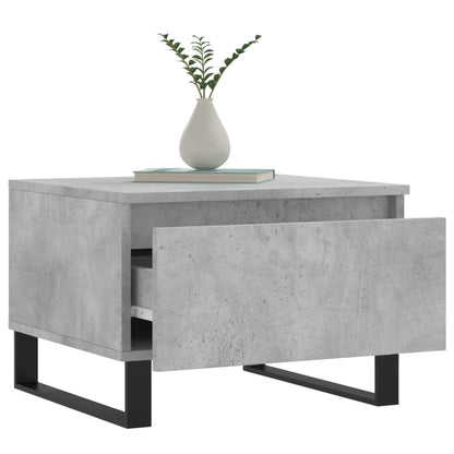 Couchtische 2 Stk. Betongrau 50x46x35 cm Holzwerkstoff - Pazzar.ch