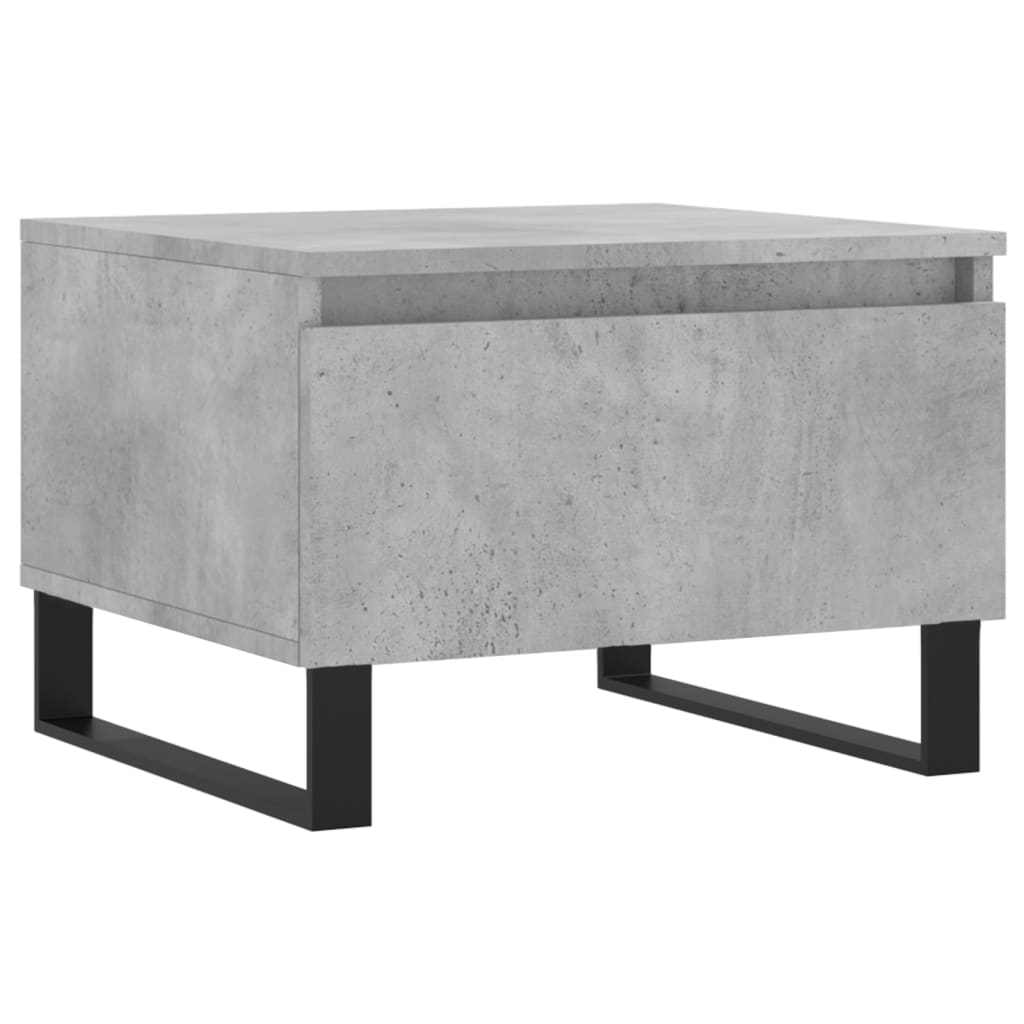 Couchtische 2 Stk. Betongrau 50x46x35 cm Holzwerkstoff - Pazzar.ch