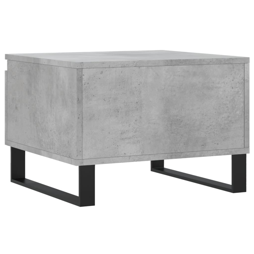 Couchtische 2 Stk. Betongrau 50x46x35 cm Holzwerkstoff - Pazzar.ch