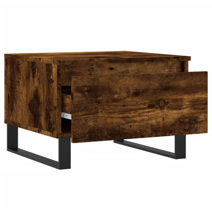 Couchtische 2 Stk. Räuchereiche 50x46x35 cm Holzwerkstoff - Pazzar.ch