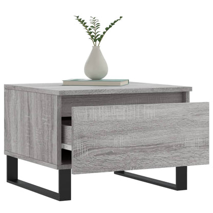 Couchtische 2 Stk. Grau Sonoma 50x46x35 cm Holzwerkstoff - Pazzar.ch