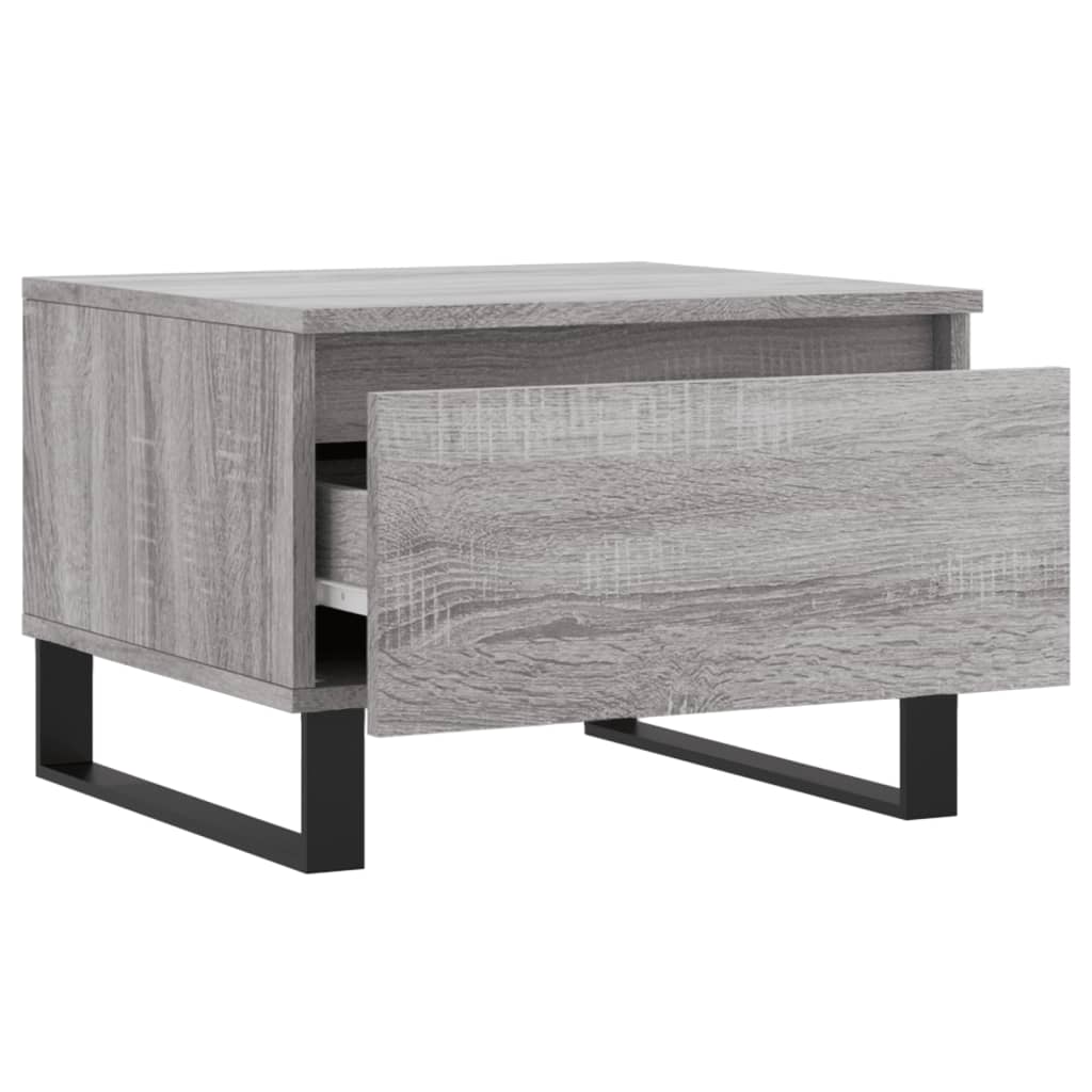 Couchtische 2 Stk. Grau Sonoma 50x46x35 cm Holzwerkstoff - Pazzar.ch
