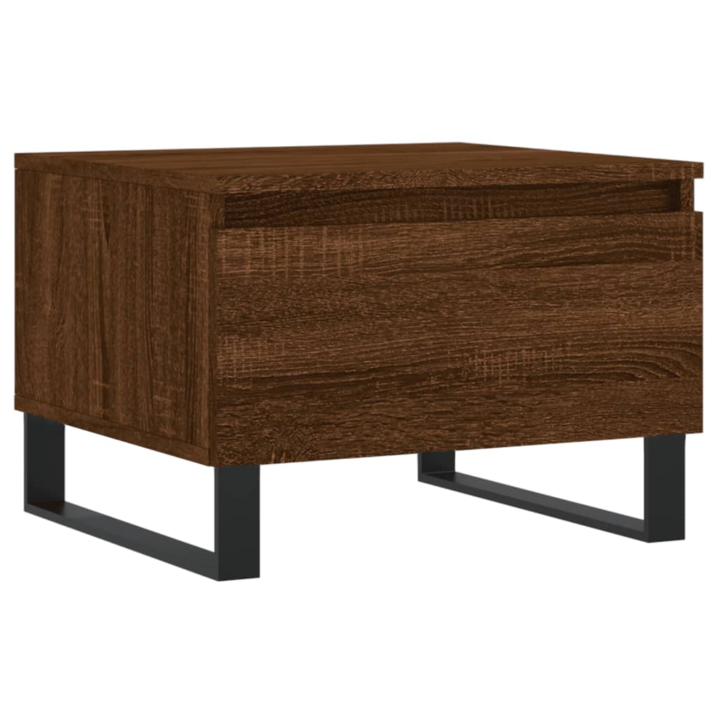 Couchtisch Braun Eichen-Optik 50x46x35 cm Holzwerkstoff - Pazzar.ch