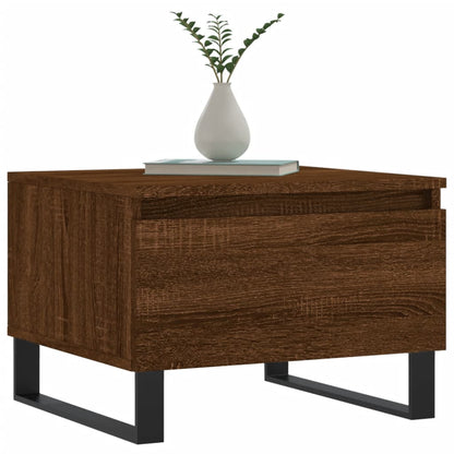 Couchtisch Braun Eichen-Optik 50x46x35 cm Holzwerkstoff - Pazzar.ch