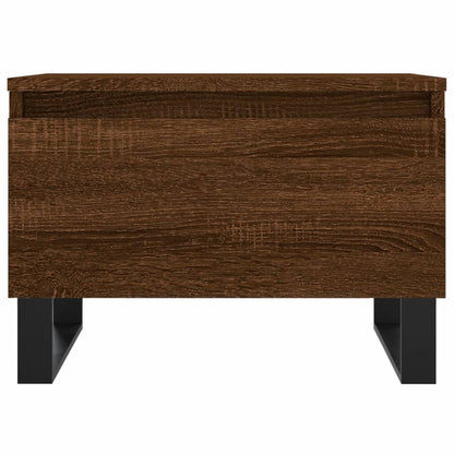 Couchtisch Braun Eichen-Optik 50x46x35 cm Holzwerkstoff - Pazzar.ch
