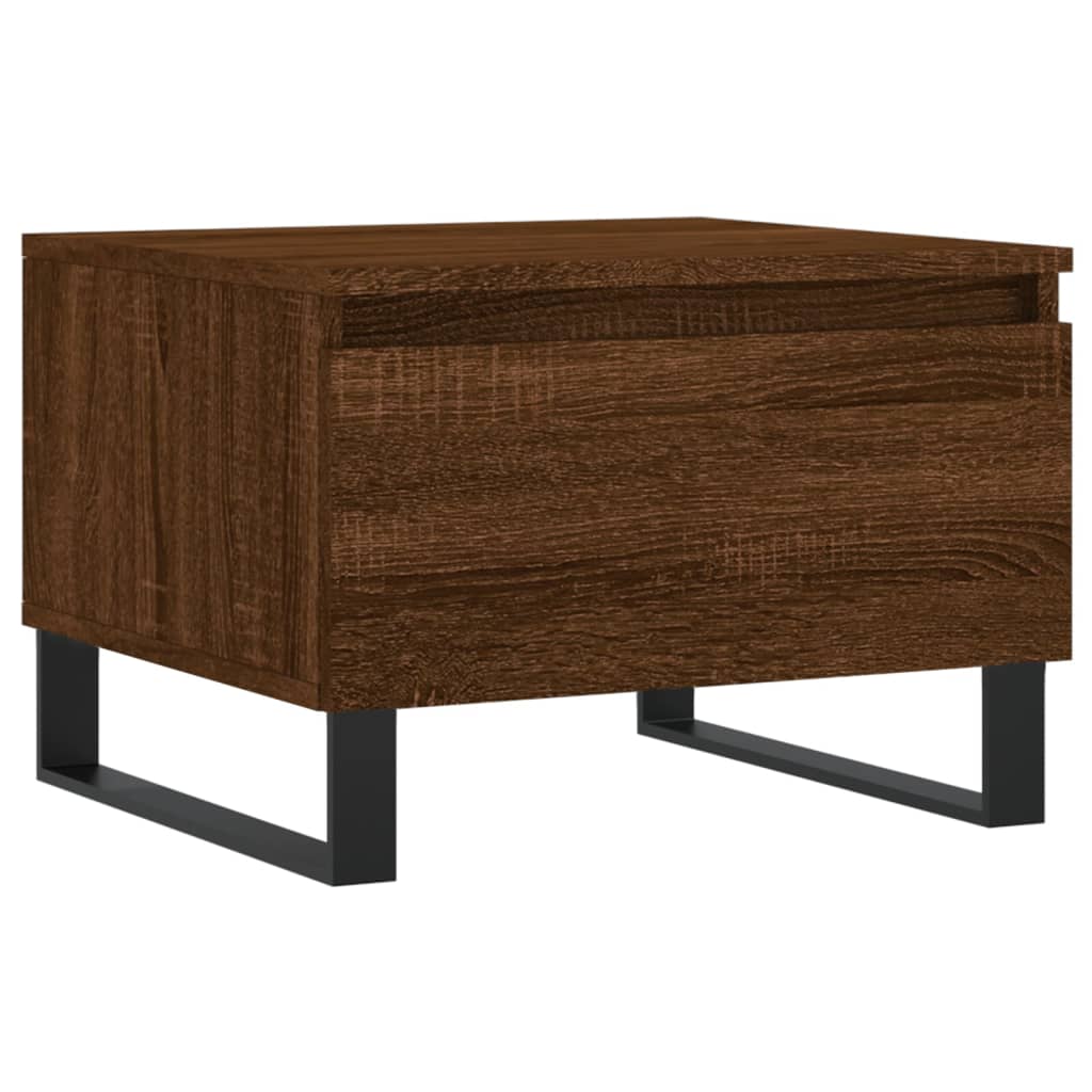 Couchtische 2 Stk. Braun Eichen-Optik 50x46x35 cm Holzwerkstoff - Pazzar.ch
