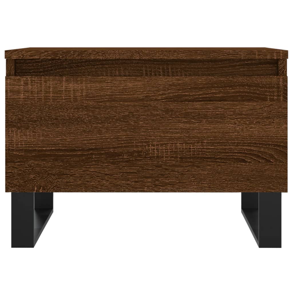 Couchtische 2 Stk. Braun Eichen-Optik 50x46x35 cm Holzwerkstoff - Pazzar.ch