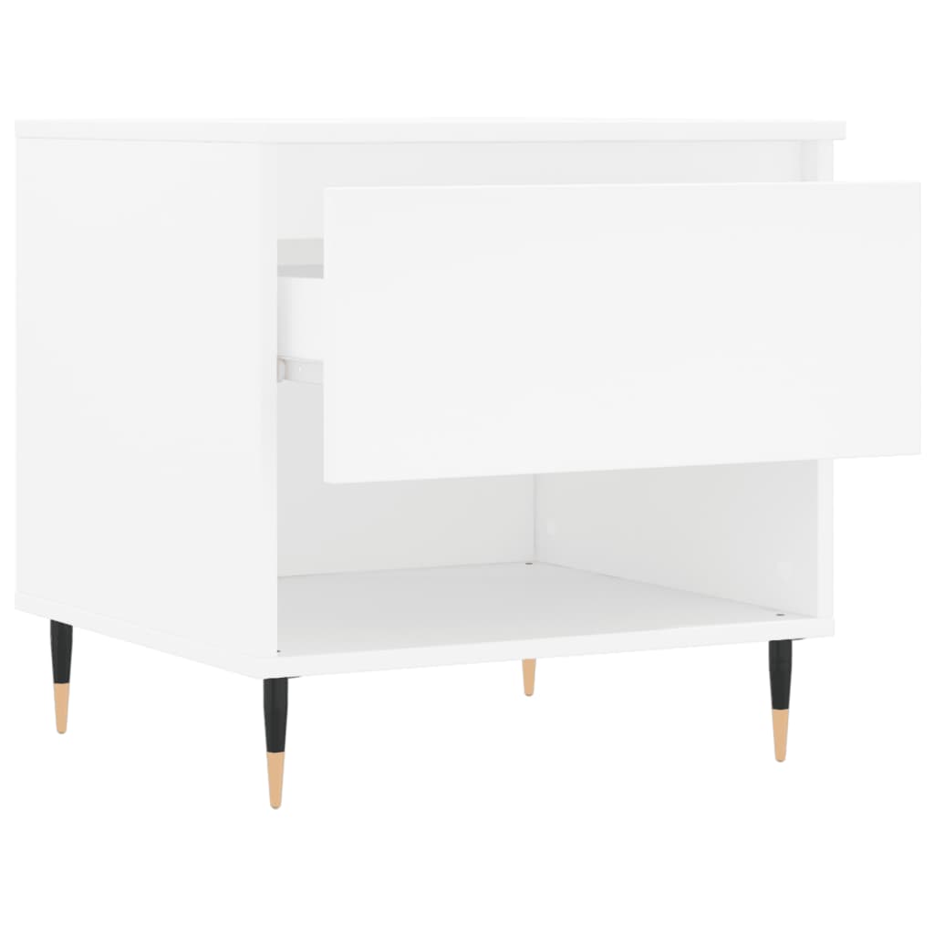 Couchtische 2 Stk. Weiß 50x46x50 cm Holzwerkstoff - Pazzar.ch