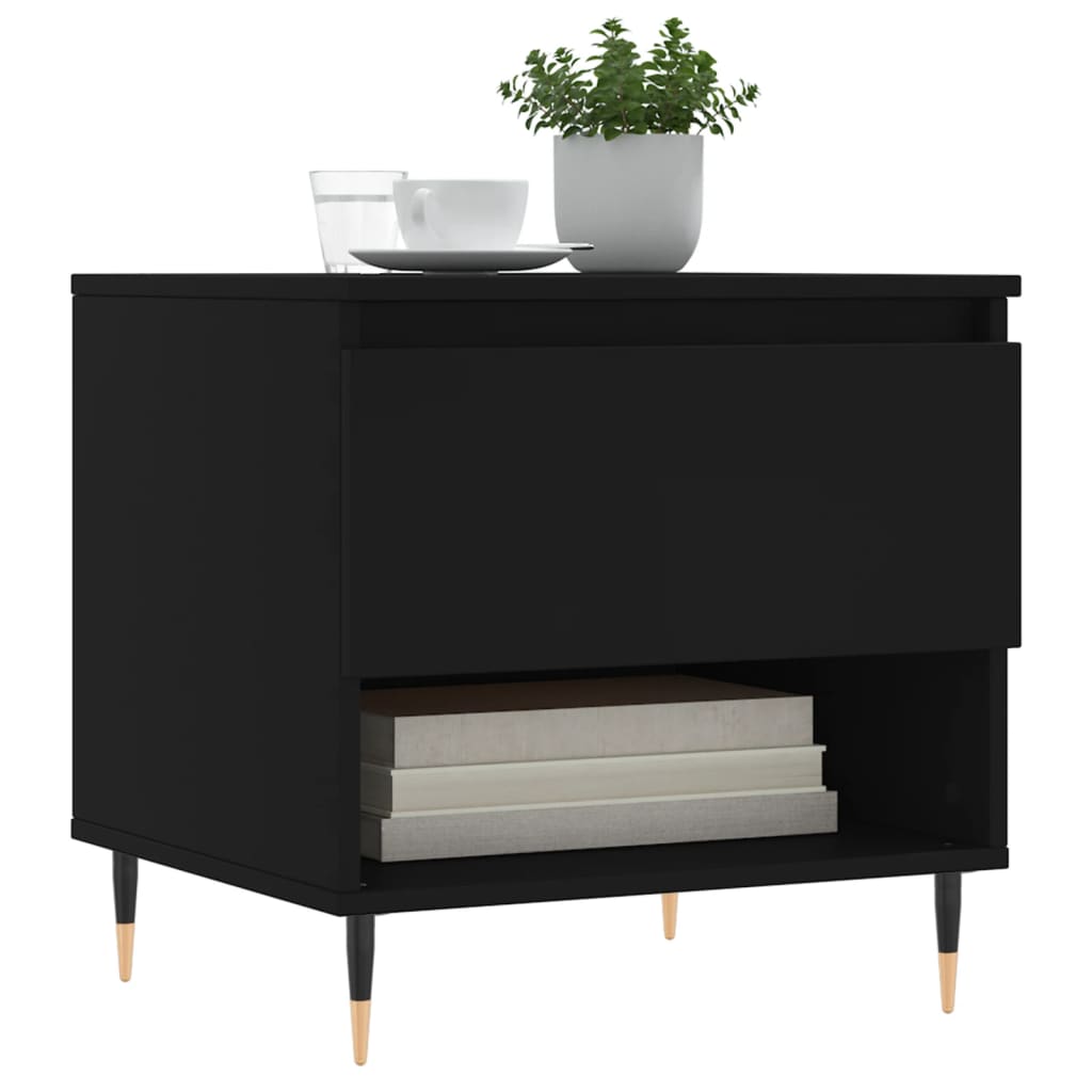 Couchtisch Schwarz 50x46x50 cm Holzwerkstoff - Pazzar.ch