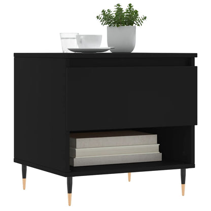 Couchtisch Schwarz 50x46x50 cm Holzwerkstoff - Pazzar.ch