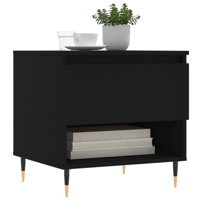 Couchtische 2 Stk. Schwarz 50x46x50 cm Holzwerkstoff - Pazzar.ch