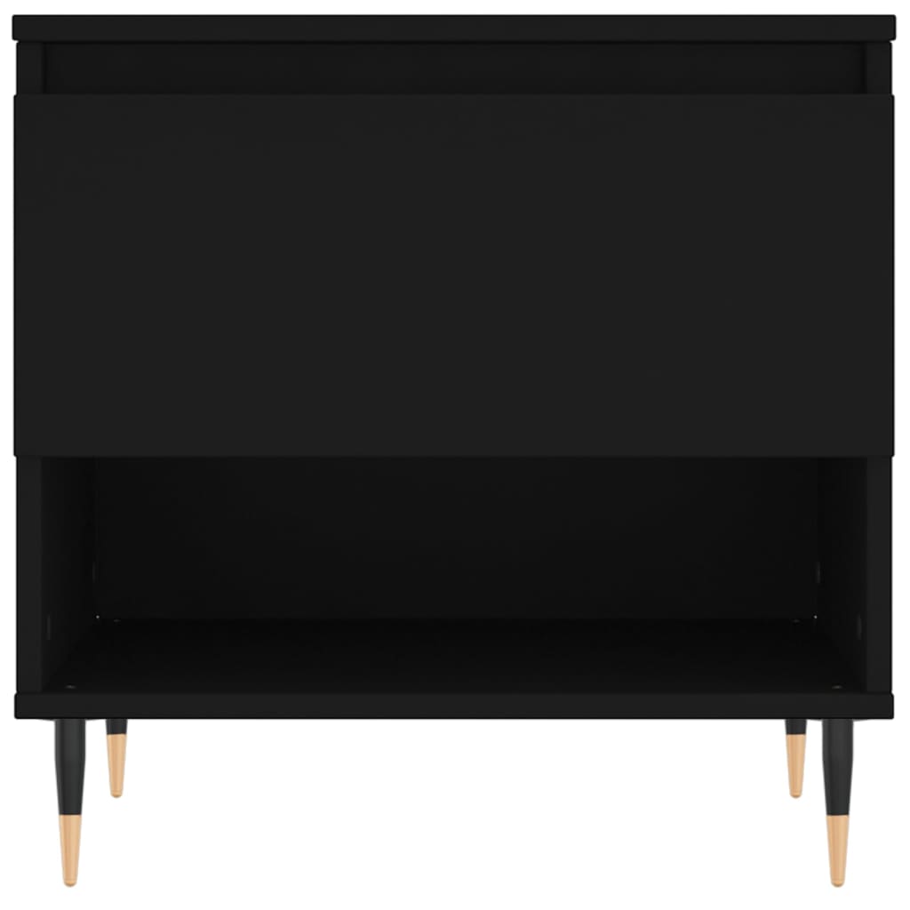 Couchtische 2 Stk. Schwarz 50x46x50 cm Holzwerkstoff - Pazzar.ch
