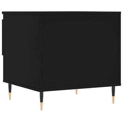 Couchtische 2 Stk. Schwarz 50x46x50 cm Holzwerkstoff - Pazzar.ch