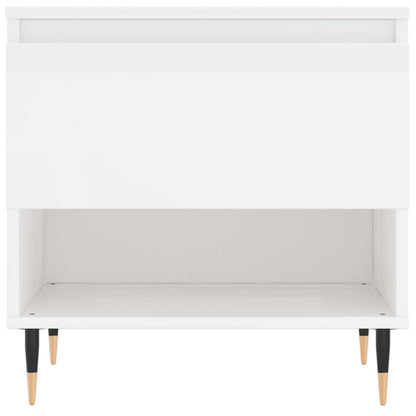 Couchtische 2 Stk. Hochglanz-Weiß 50x46x50 cm Holzwerkstoff - Pazzar.ch