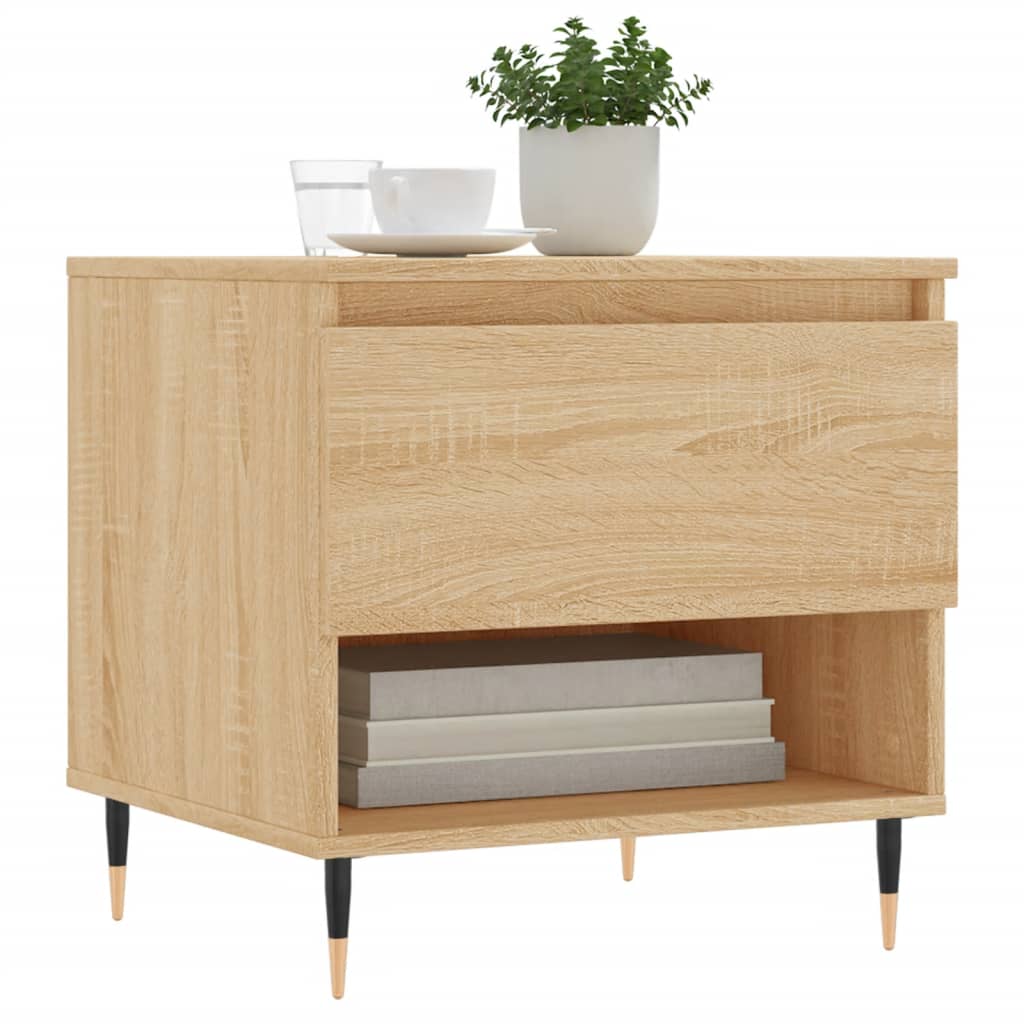 Couchtische 2 Stk. Sonoma-Eiche 50x46x50 cm Holzwerkstoff - Pazzar.ch