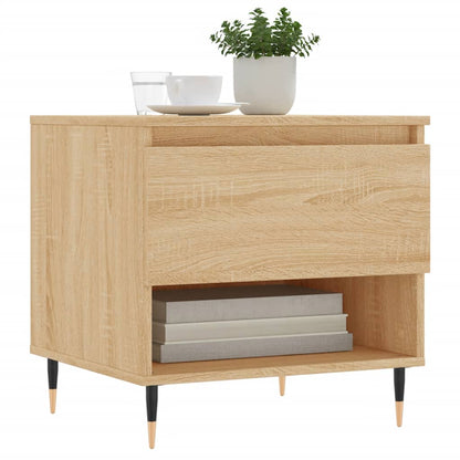Couchtische 2 Stk. Sonoma-Eiche 50x46x50 cm Holzwerkstoff - Pazzar.ch