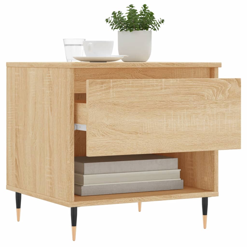 Couchtische 2 Stk. Sonoma-Eiche 50x46x50 cm Holzwerkstoff - Pazzar.ch