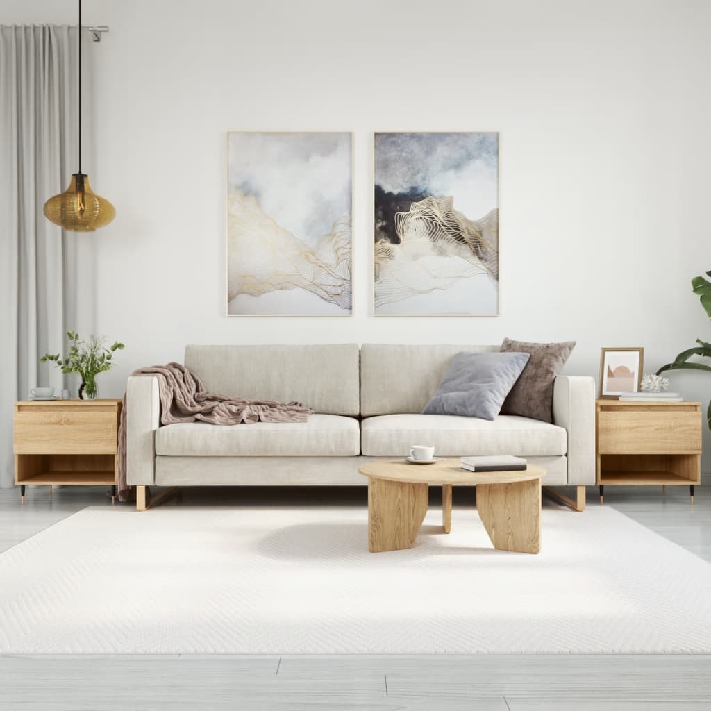 Couchtische 2 Stk. Sonoma-Eiche 50x46x50 cm Holzwerkstoff - Pazzar.ch