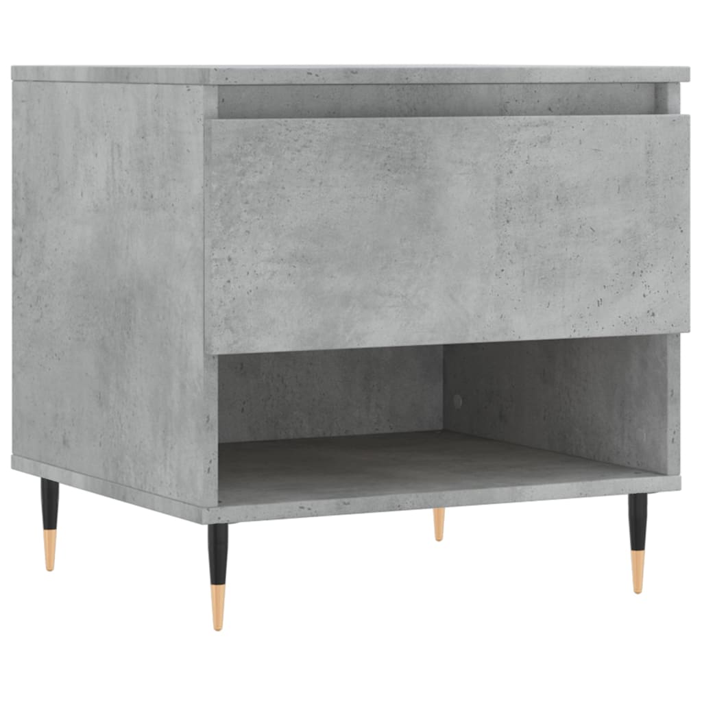 Couchtisch Betongrau 50x46x50 cm Holzwerkstoff - Pazzar.ch
