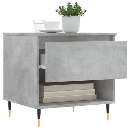 Couchtisch Betongrau 50x46x50 cm Holzwerkstoff - Pazzar.ch