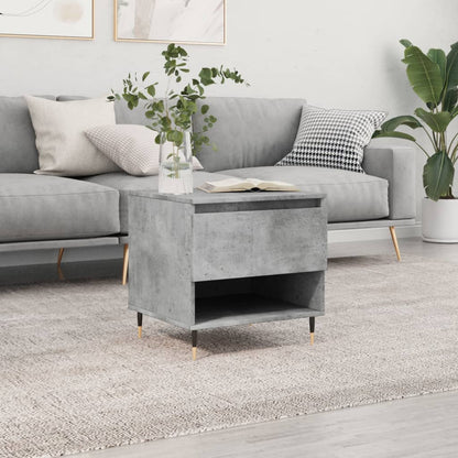 Couchtisch Betongrau 50x46x50 cm Holzwerkstoff - Pazzar.ch