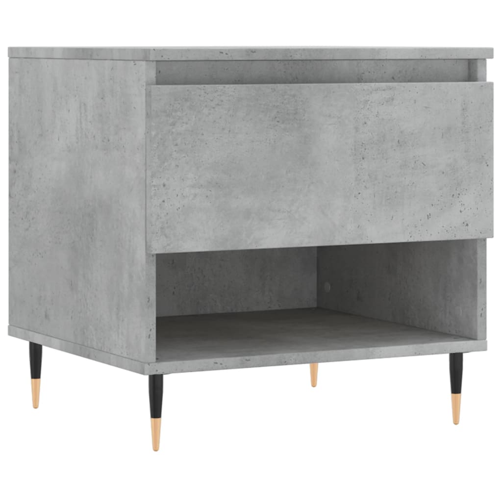 Couchtische 2 Stk. Betongrau 50x46x50 cm Holzwerkstoff - Pazzar.ch