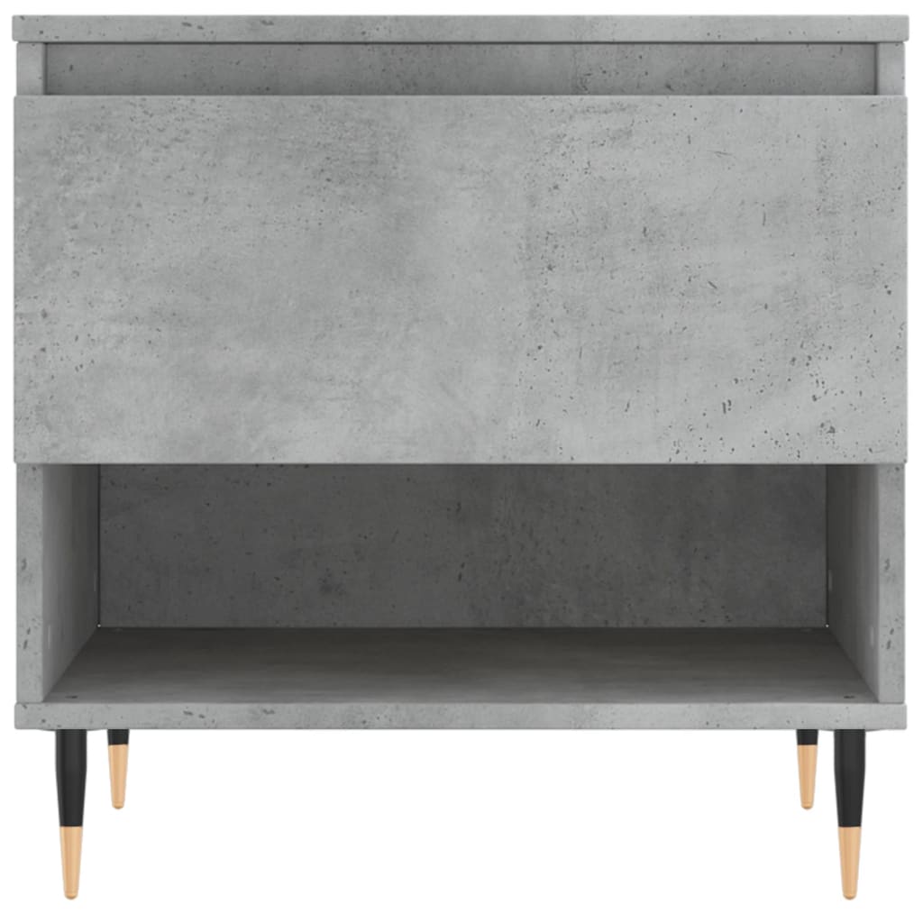 Couchtische 2 Stk. Betongrau 50x46x50 cm Holzwerkstoff - Pazzar.ch