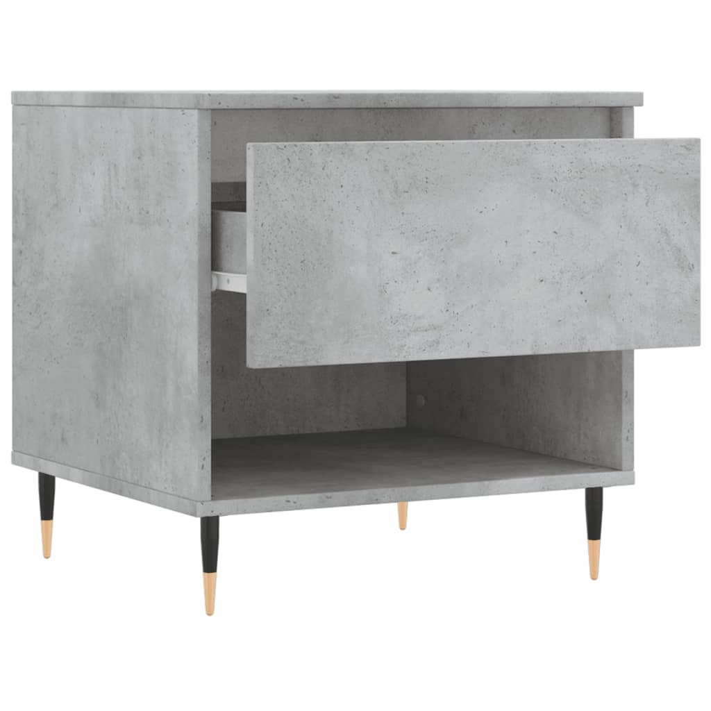Couchtische 2 Stk. Betongrau 50x46x50 cm Holzwerkstoff - Pazzar.ch