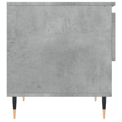 Couchtische 2 Stk. Betongrau 50x46x50 cm Holzwerkstoff - Pazzar.ch