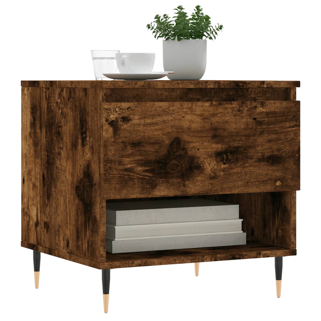 Couchtisch Räuchereiche 50x46x50 cm Holzwerkstoff - Pazzar.ch