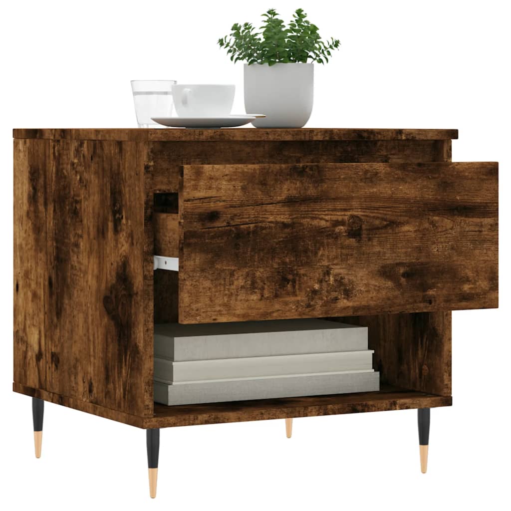Couchtisch Räuchereiche 50x46x50 cm Holzwerkstoff - Pazzar.ch