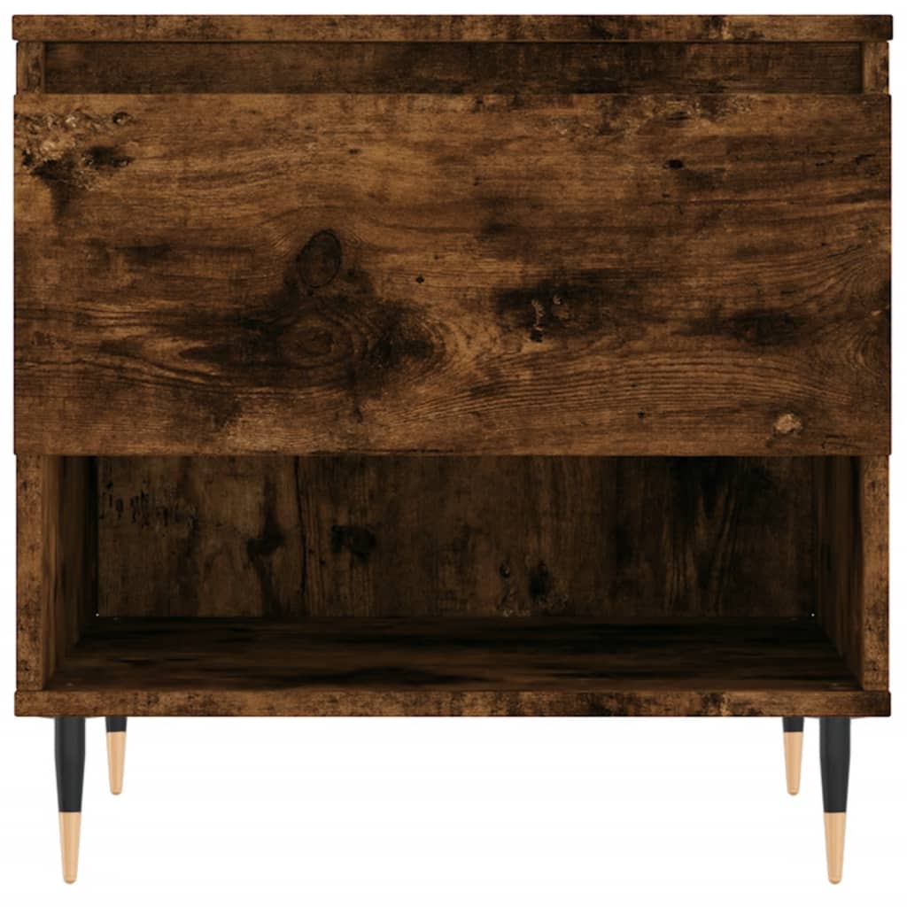 Couchtisch Räuchereiche 50x46x50 cm Holzwerkstoff - Pazzar.ch