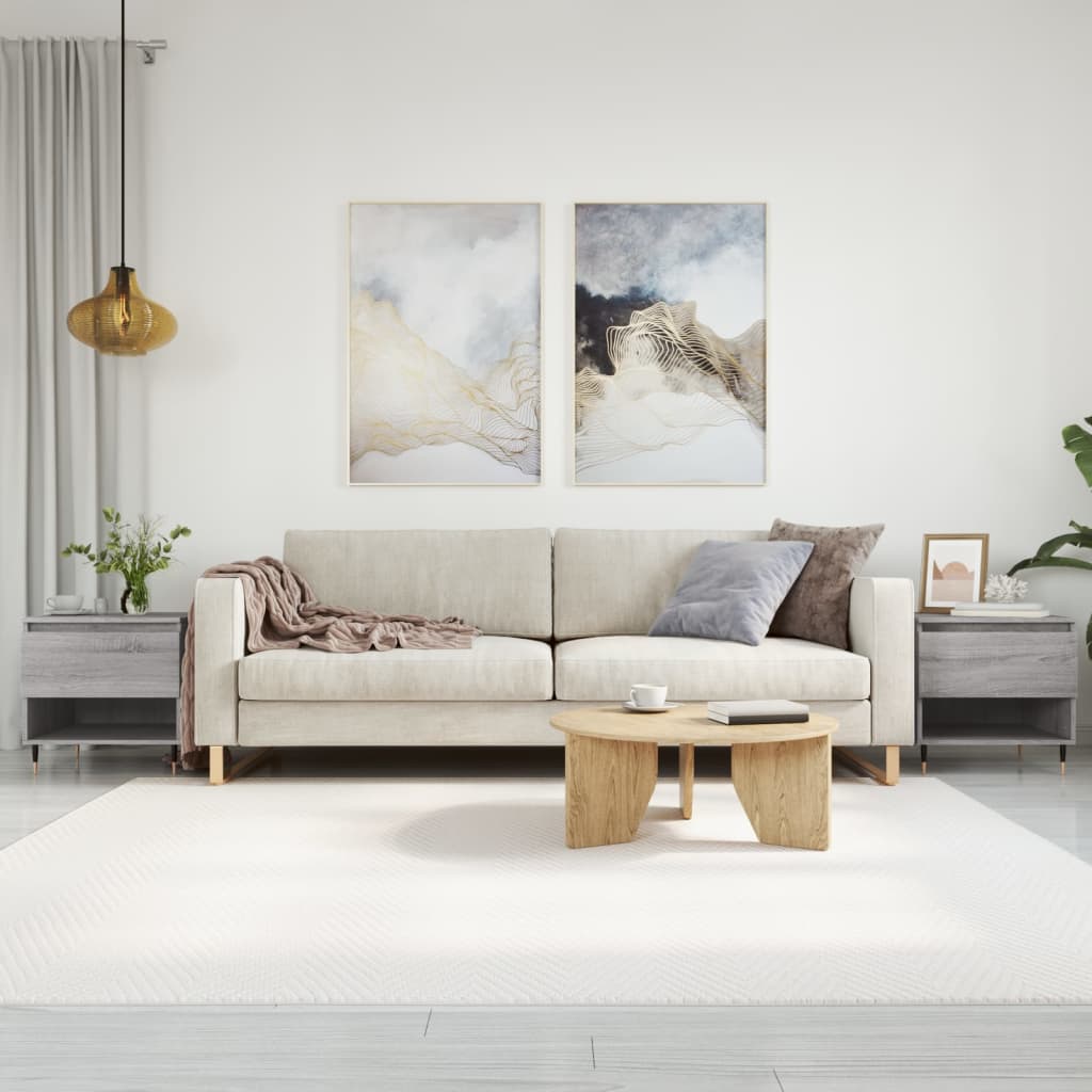 Couchtische 2 Stk. Grau Sonoma 50x46x50 cm Holzwerkstoff - Pazzar.ch