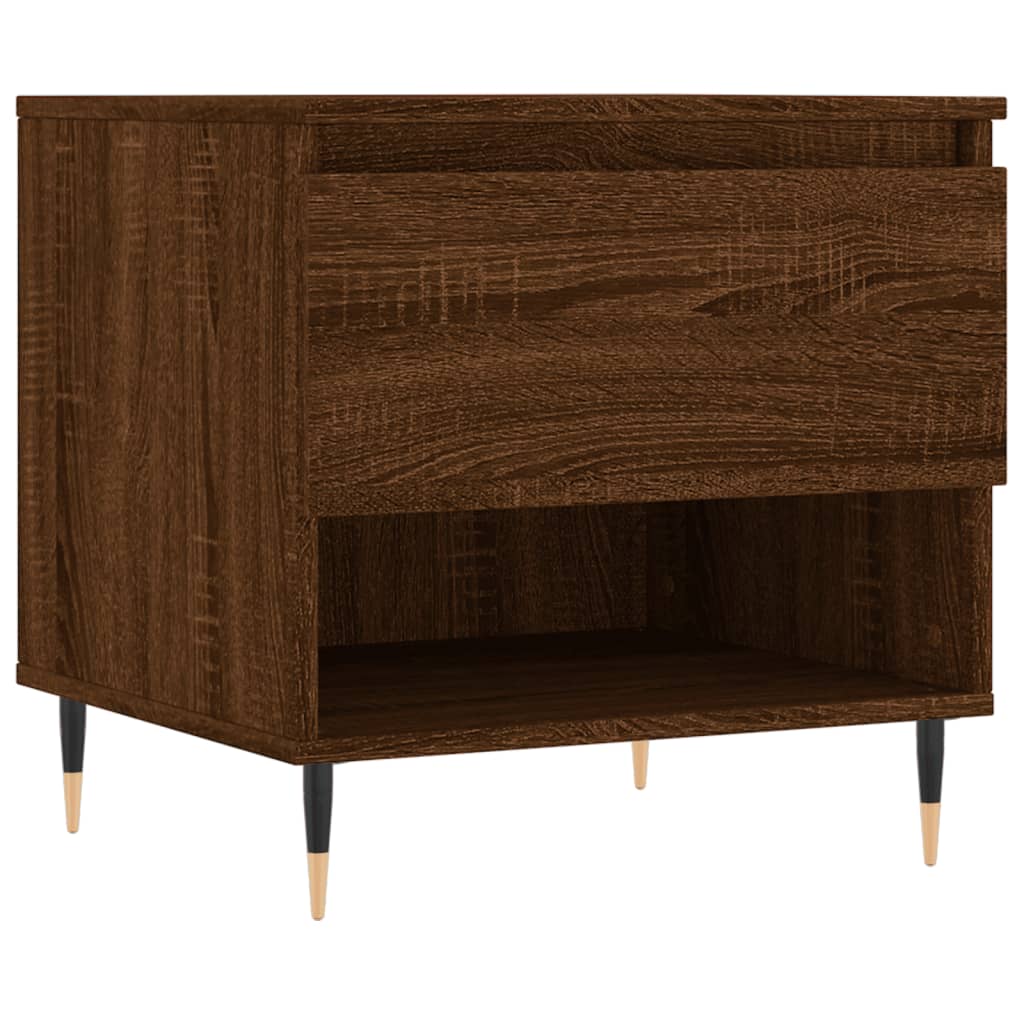Couchtisch Braun Eichen-Optik 50x46x50 cm Holzwerkstoff - Pazzar.ch