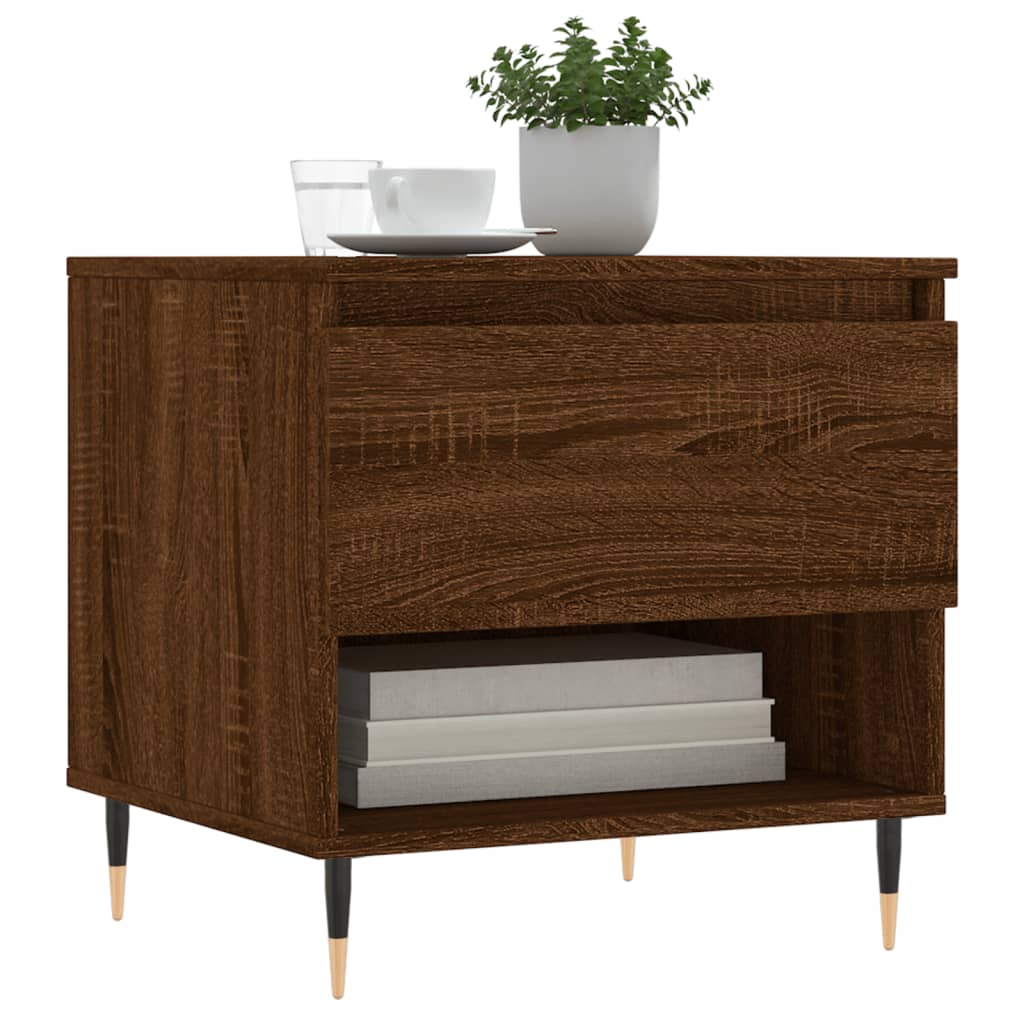 Couchtisch Braun Eichen-Optik 50x46x50 cm Holzwerkstoff - Pazzar.ch