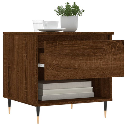 Couchtisch Braun Eichen-Optik 50x46x50 cm Holzwerkstoff - Pazzar.ch