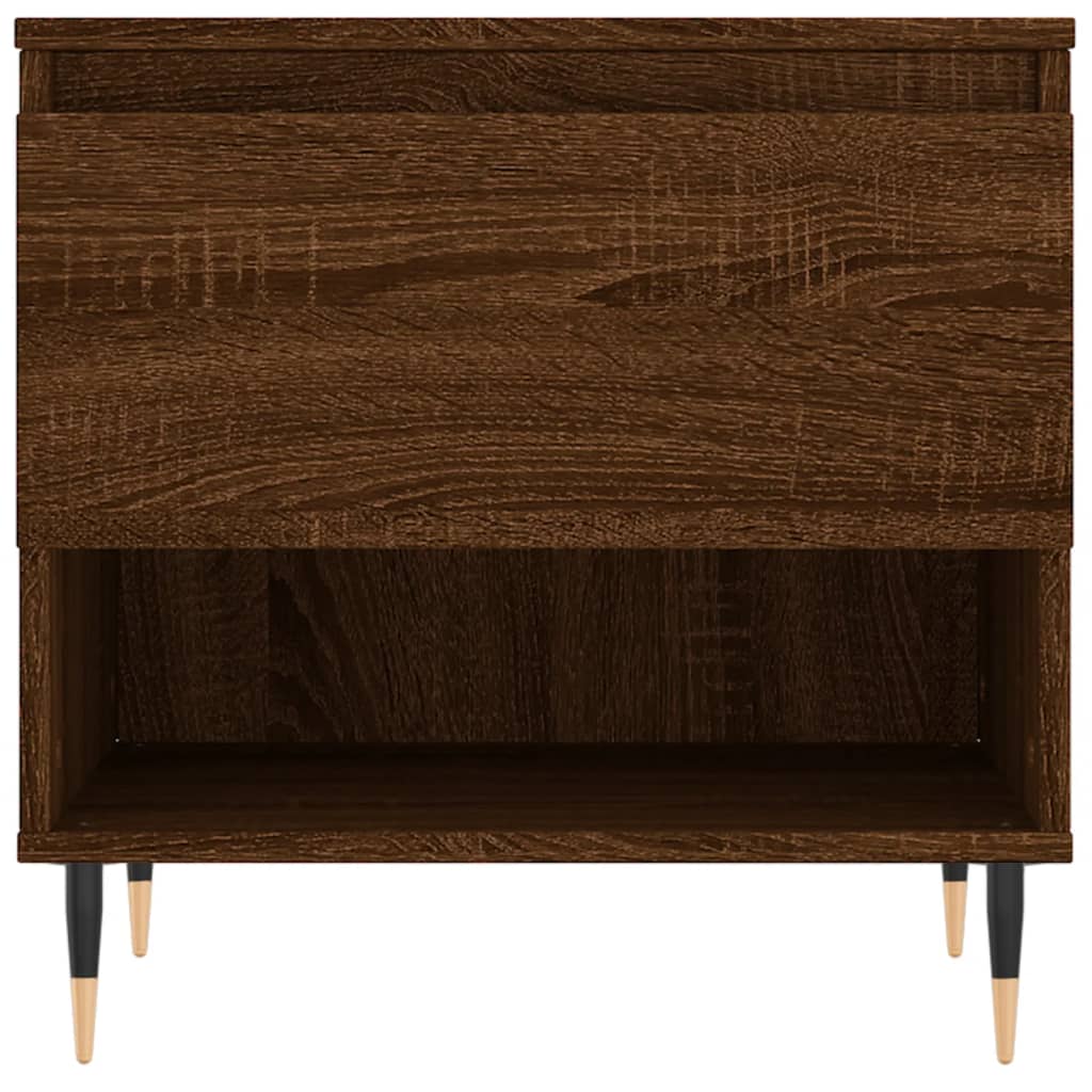 Couchtisch Braun Eichen-Optik 50x46x50 cm Holzwerkstoff - Pazzar.ch